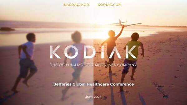 Jefferies Global Healthcare Conference - Page 1