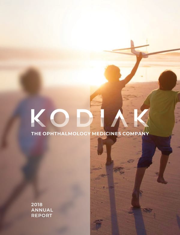 Kodiak 2018 Annual Report - Page 1