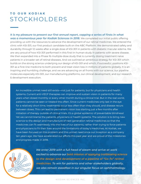 Kodiak 2018 Annual Report - Page 4