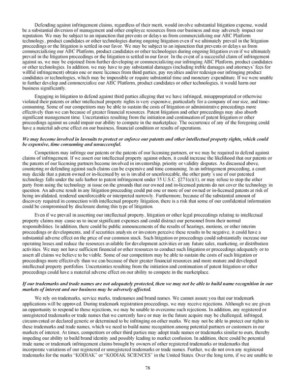 Kodiak 2018 Annual Report - Page 90