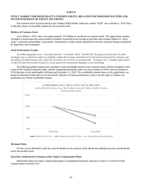 Kodiak 2018 Annual Report - Page 101