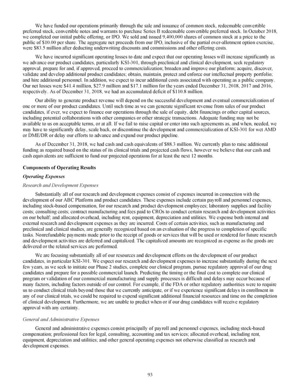 Kodiak 2018 Annual Report - Page 105