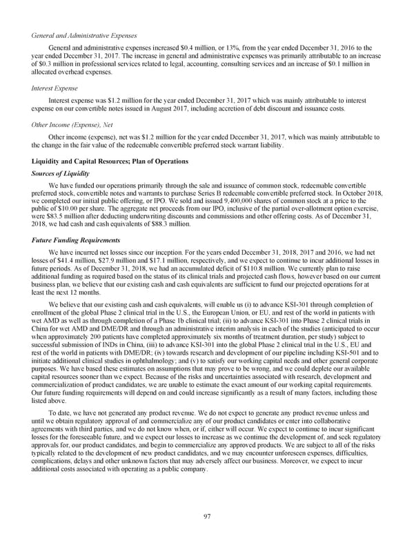 Kodiak 2018 Annual Report - Page 109