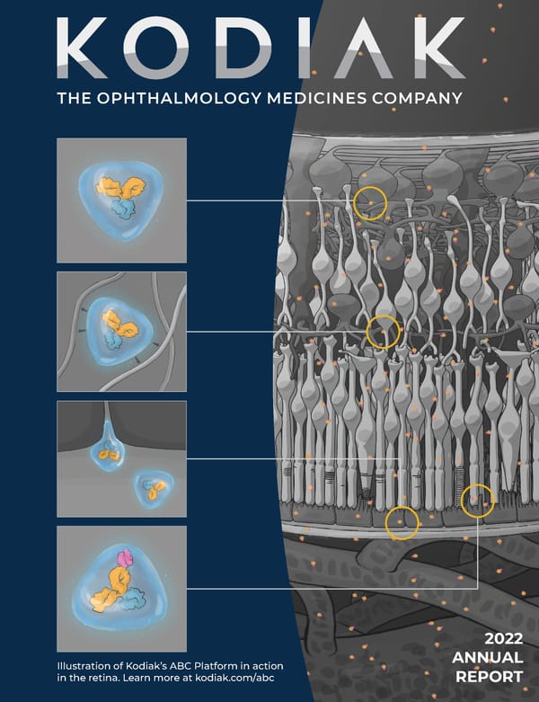Kodiak Ophthalmology Medicines Company 2022 Annual Report - Page 1