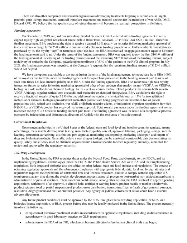 Kodiak Ophthalmology Medicines Company 2022 Annual Report - Page 17