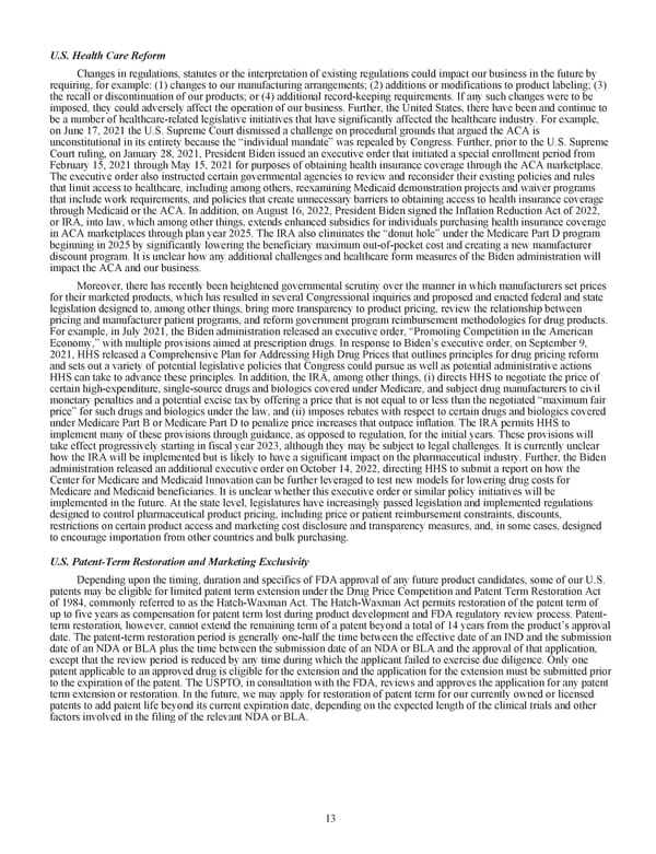 Kodiak Ophthalmology Medicines Company 2022 Annual Report - Page 26