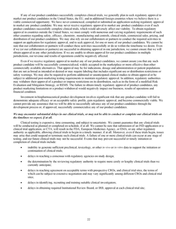 Kodiak Ophthalmology Medicines Company 2022 Annual Report - Page 35