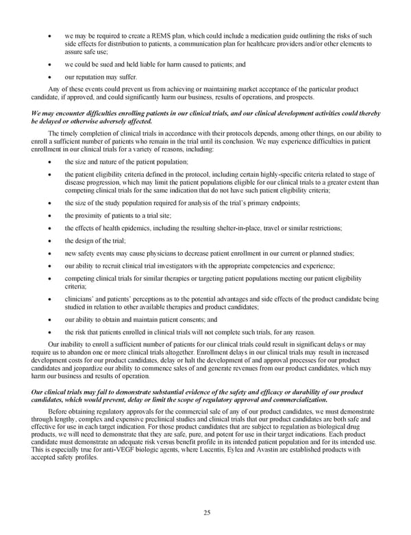 Kodiak Ophthalmology Medicines Company 2022 Annual Report - Page 38