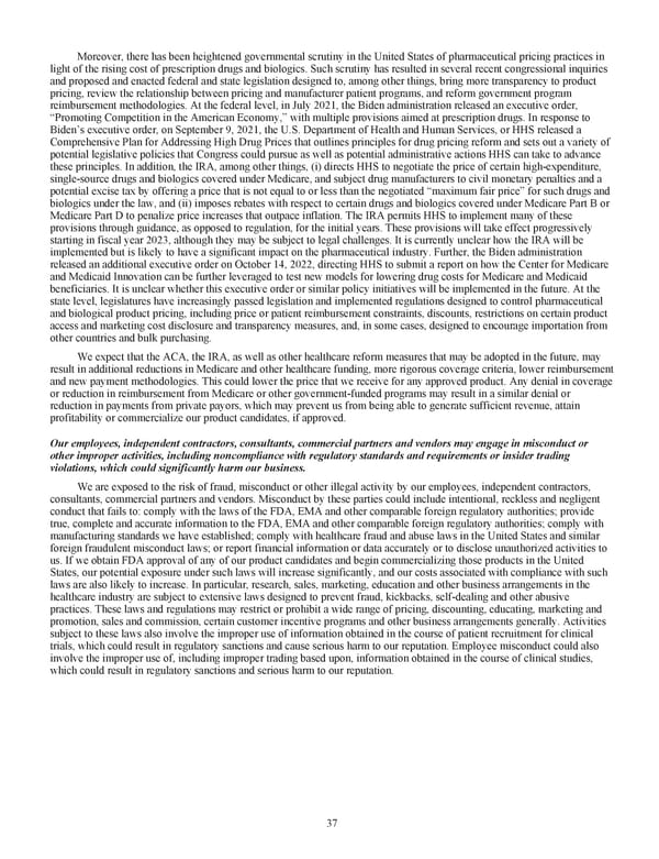 Kodiak Ophthalmology Medicines Company 2022 Annual Report - Page 50