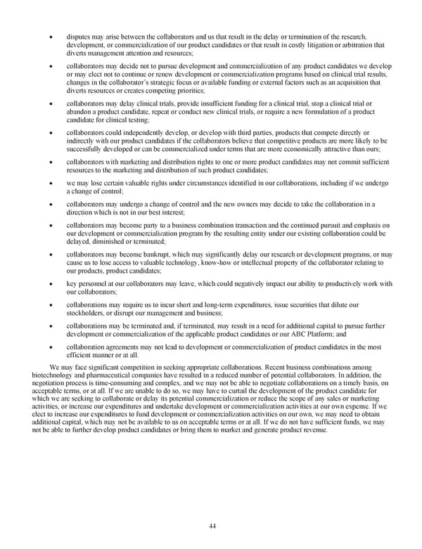 Kodiak Ophthalmology Medicines Company 2022 Annual Report - Page 57