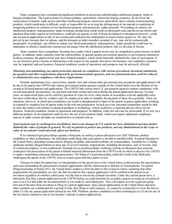 Kodiak Ophthalmology Medicines Company 2022 Annual Report - Page 60