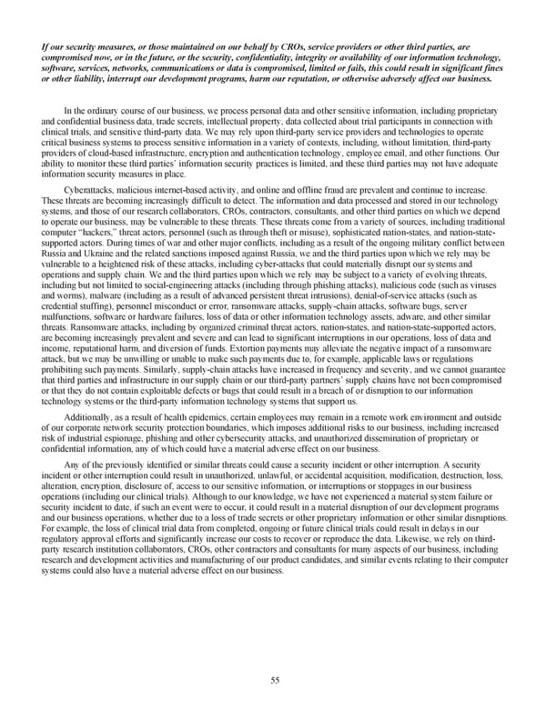 Kodiak Ophthalmology Medicines Company 2022 Annual Report - Page 68