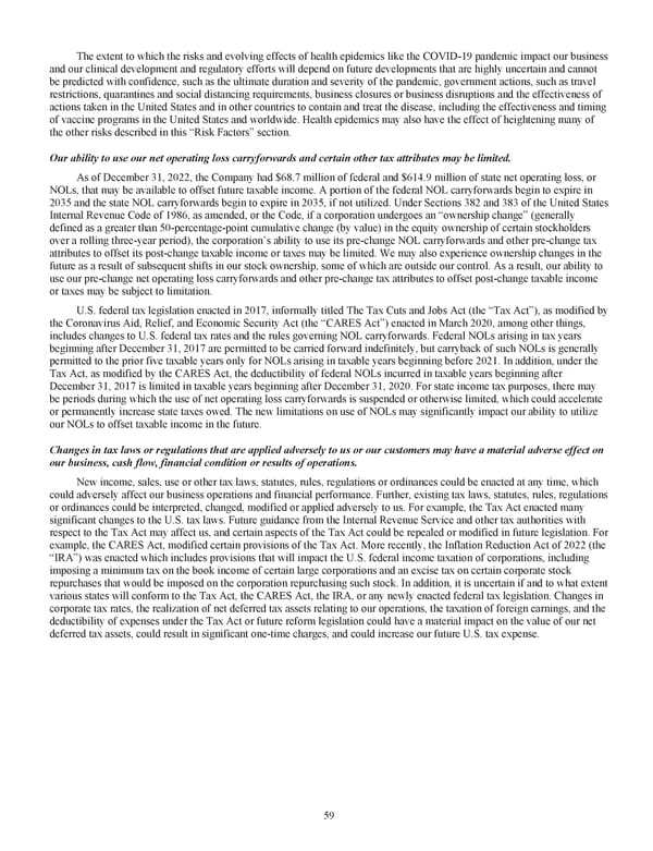 Kodiak Ophthalmology Medicines Company 2022 Annual Report - Page 72