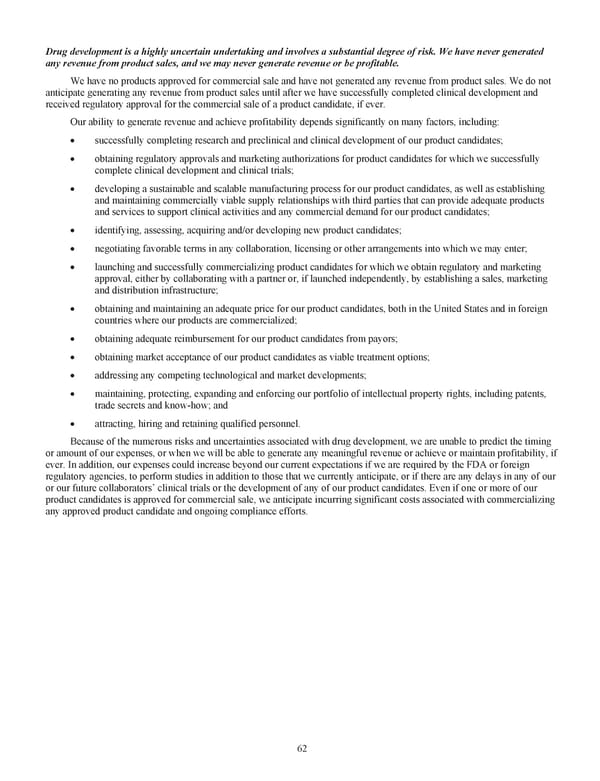 Kodiak Ophthalmology Medicines Company 2022 Annual Report - Page 75