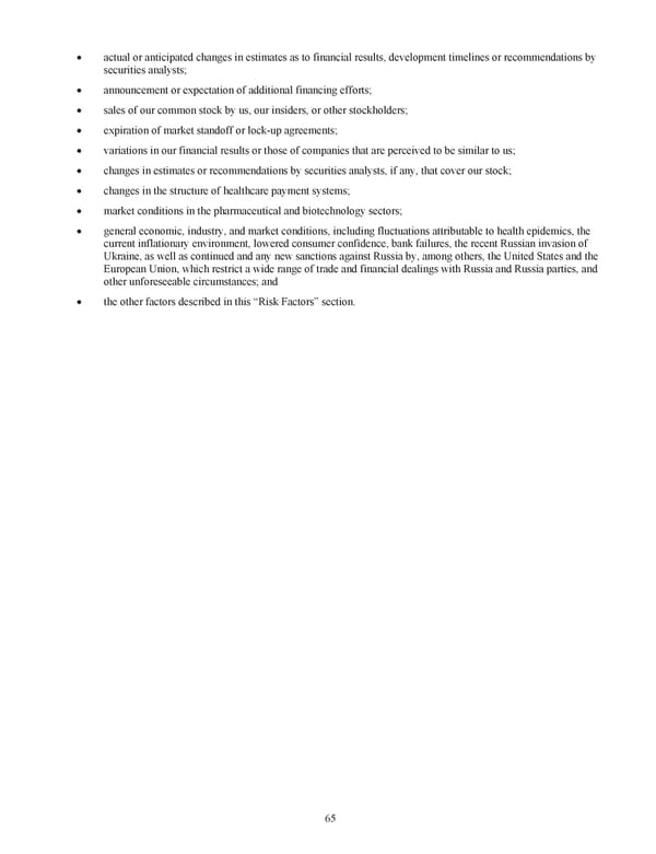 Kodiak Ophthalmology Medicines Company 2022 Annual Report - Page 78