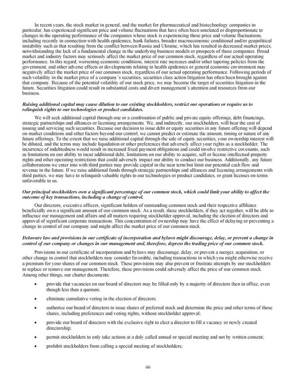 Kodiak Ophthalmology Medicines Company 2022 Annual Report - Page 79