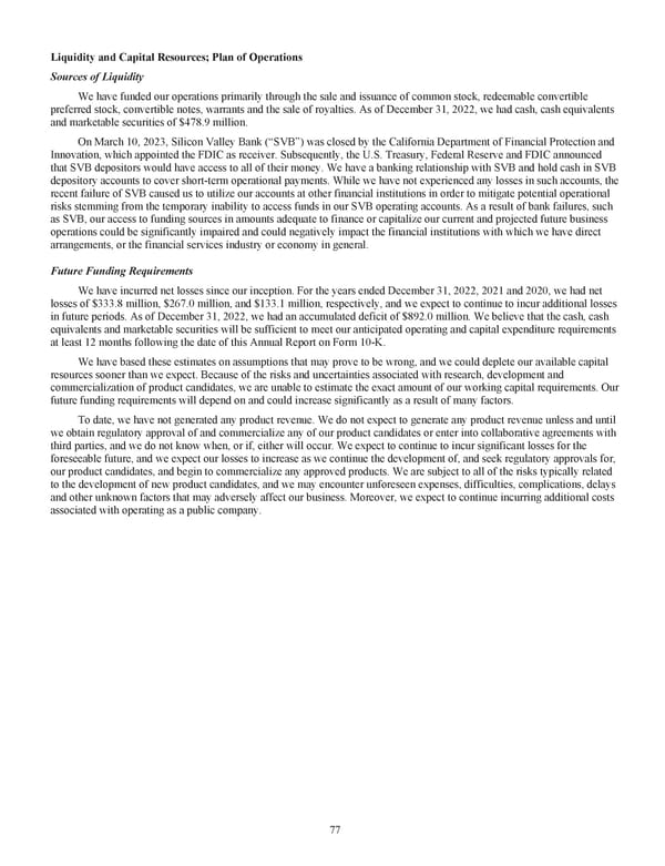 Kodiak Ophthalmology Medicines Company 2022 Annual Report - Page 90
