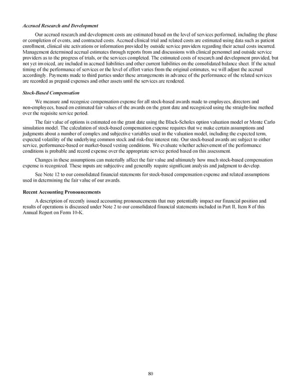 Kodiak Ophthalmology Medicines Company 2022 Annual Report - Page 93