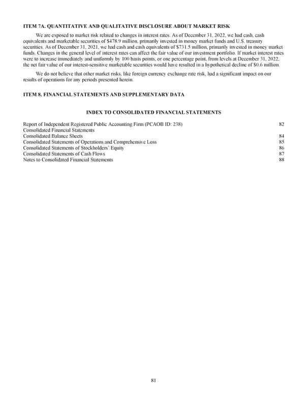Kodiak Ophthalmology Medicines Company 2022 Annual Report - Page 94