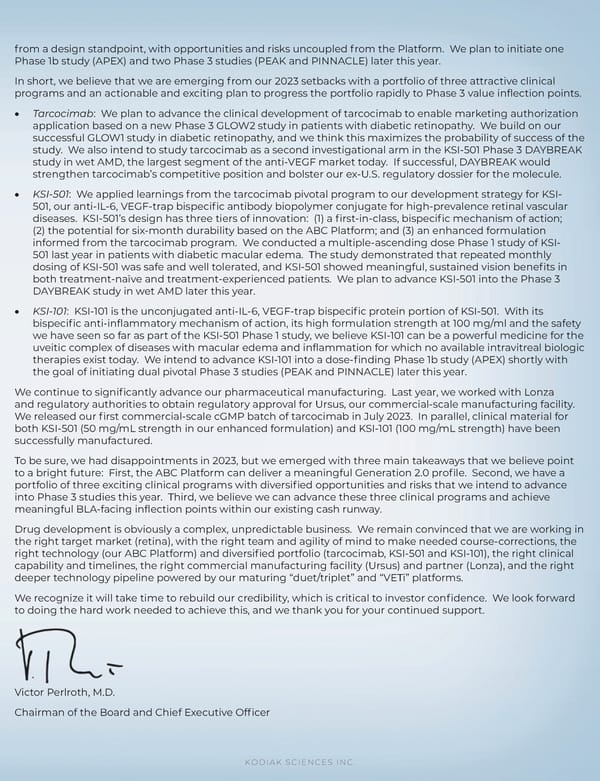 Kodiak: 2023 Annual Report - Page 3