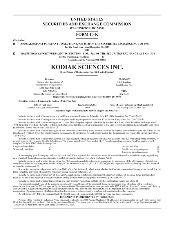 Kodiak: 2023 Annual Report - Page 5