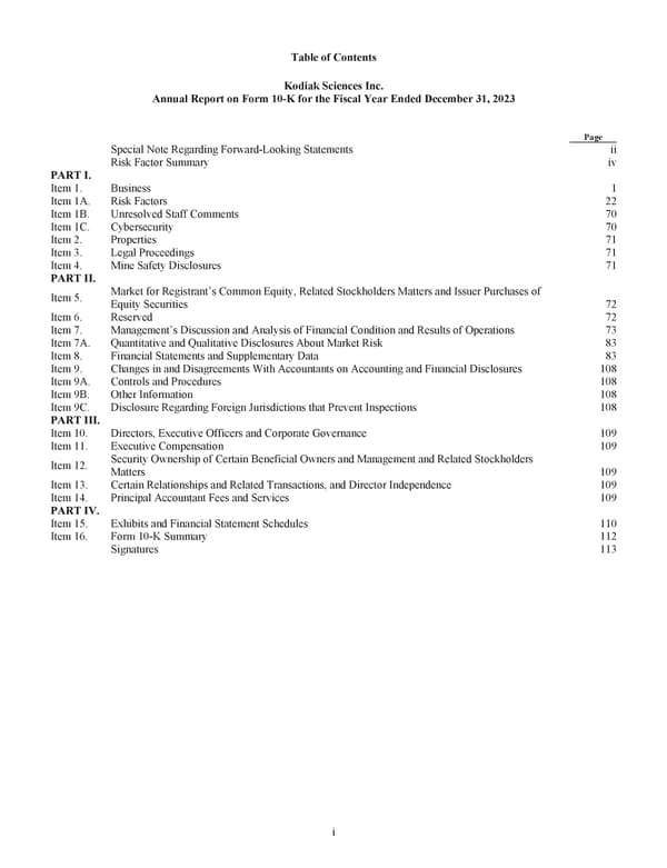 Kodiak: 2023 Annual Report - Page 6
