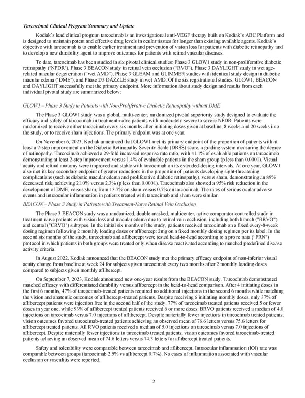 Kodiak: 2023 Annual Report - Page 12