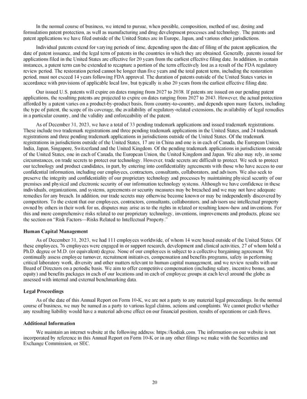 Kodiak: 2023 Annual Report - Page 30