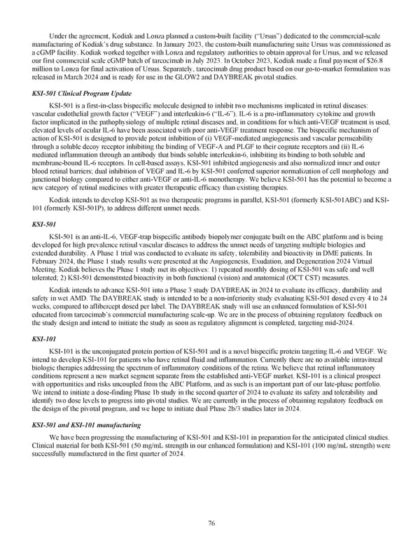 Kodiak: 2023 Annual Report - Page 86