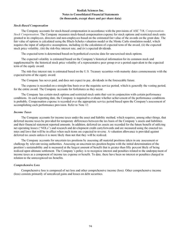 Kodiak: 2023 Annual Report - Page 104