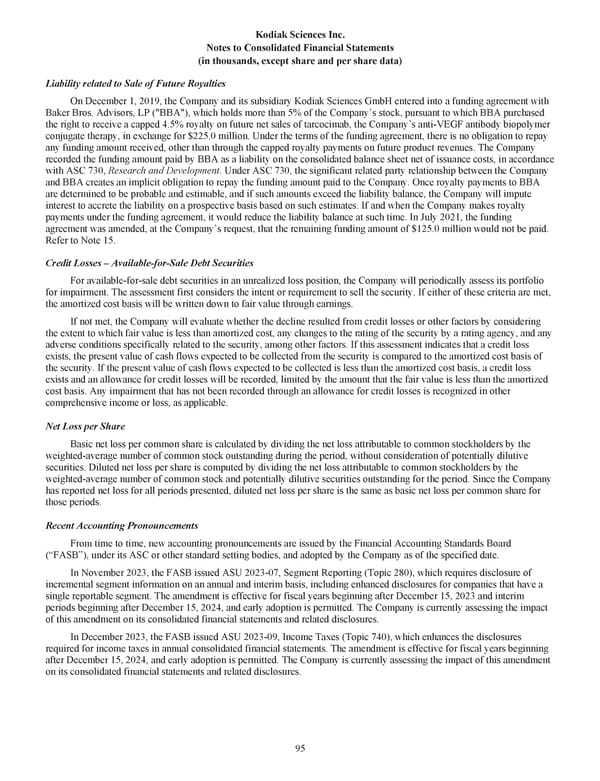Kodiak: 2023 Annual Report - Page 105