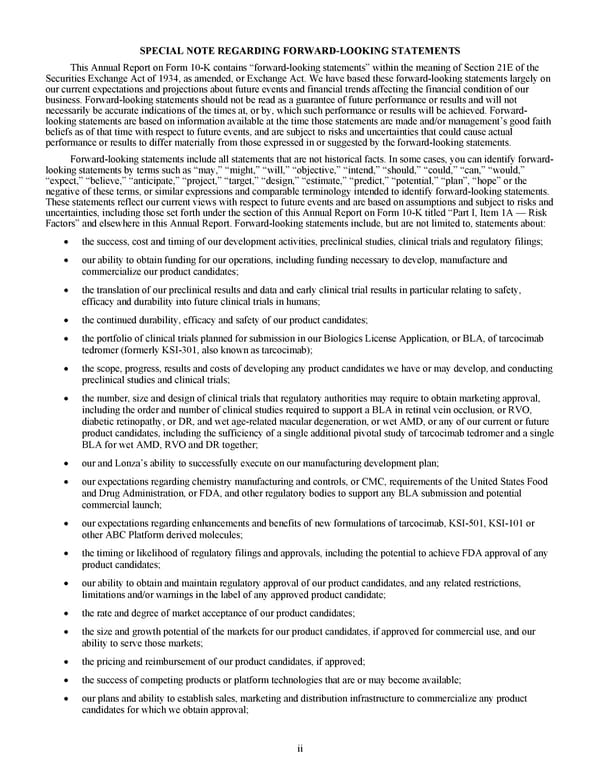 Kodiak Sciences 2024 Annual Report - Page 9