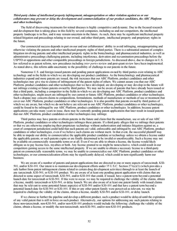 Kodiak Sciences 2024 Annual Report - Page 64