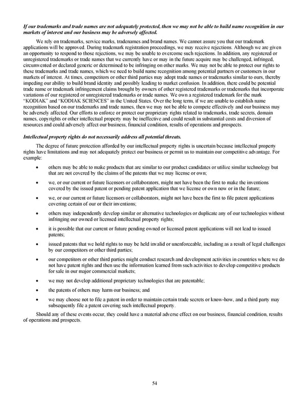 Kodiak Sciences 2024 Annual Report - Page 66