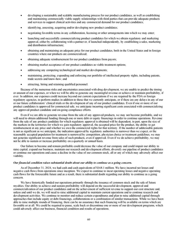 Kodiak Sciences 2024 Annual Report - Page 72
