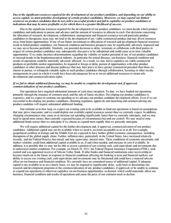 Kodiak Sciences 2024 Annual Report - Page 73