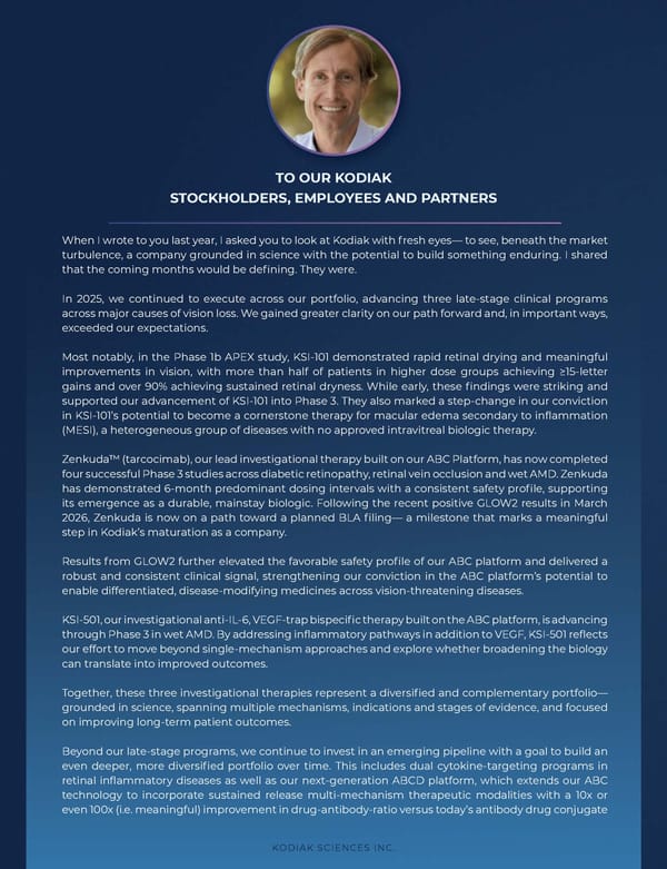 Kodiak Vision Sciences: Annual Report 2025 - Page 3