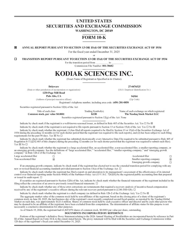 Kodiak Vision Sciences: Annual Report 2025 - Page 7