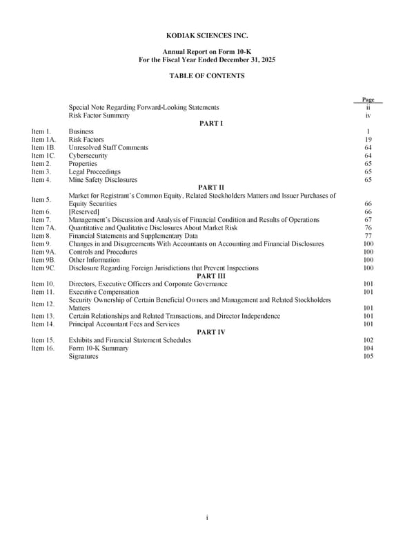 Kodiak Vision Sciences: Annual Report 2025 - Page 8