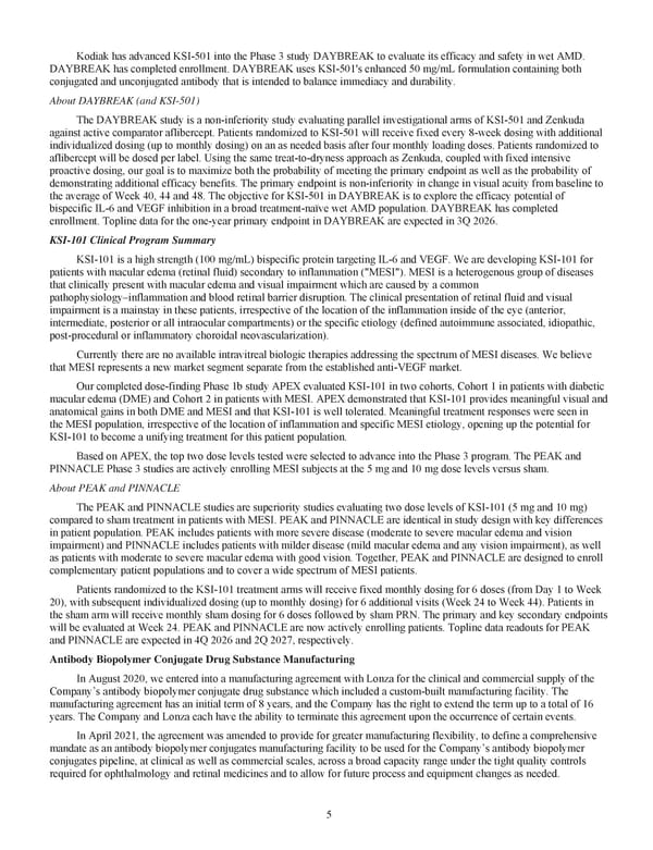 Kodiak Vision Sciences: Annual Report 2025 - Page 17