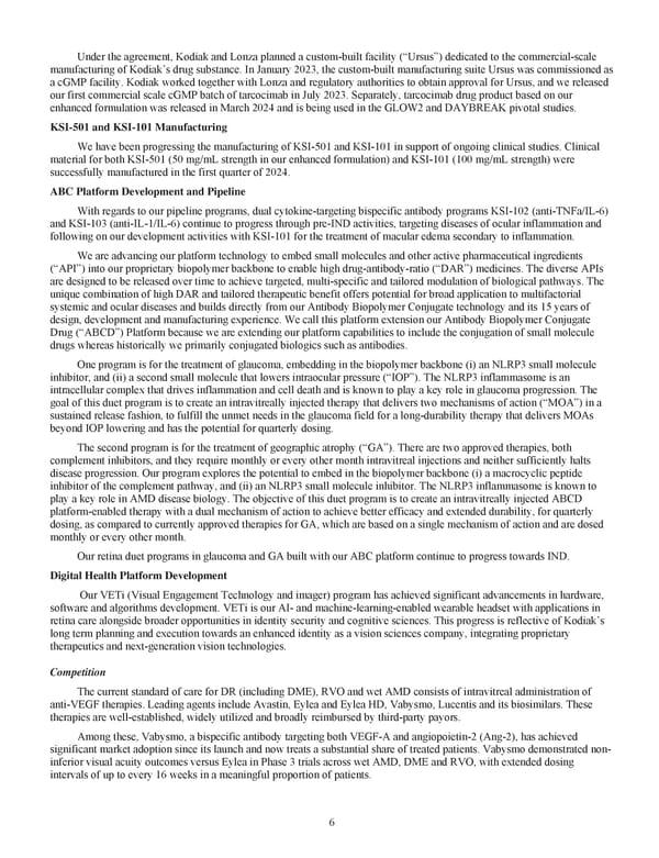 Kodiak Vision Sciences: Annual Report 2025 - Page 18