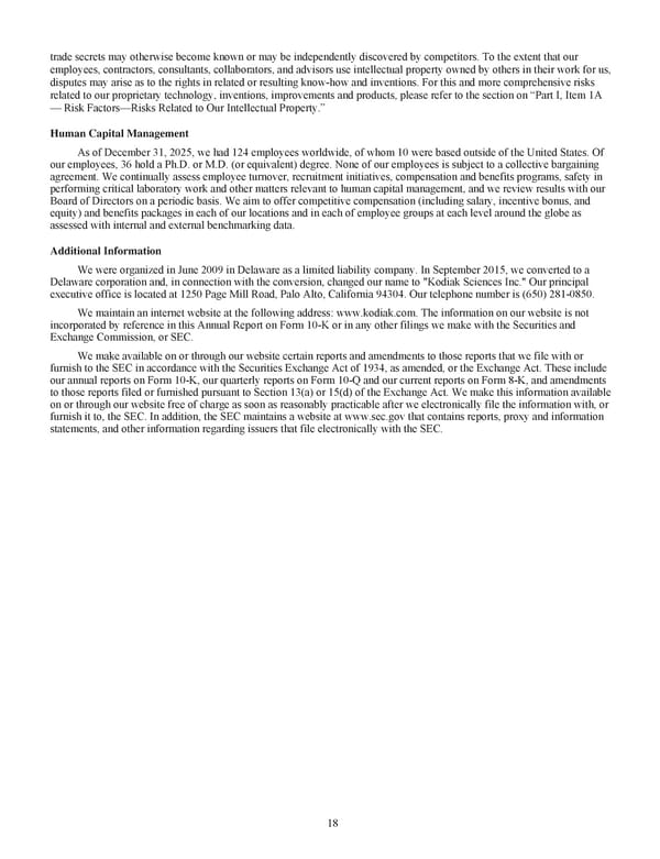 Kodiak Vision Sciences: Annual Report 2025 - Page 30