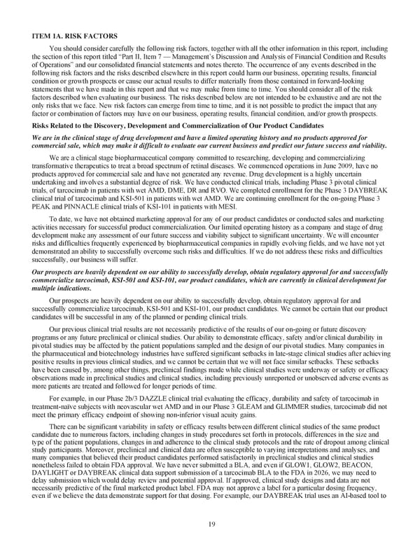 Kodiak Vision Sciences: Annual Report 2025 - Page 31