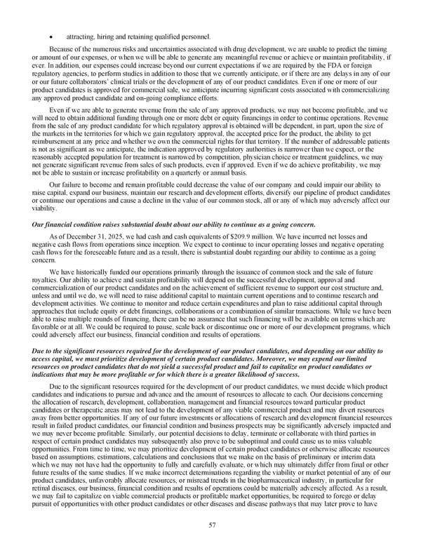 Kodiak Vision Sciences: Annual Report 2025 - Page 69