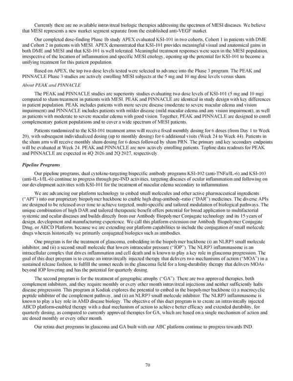 Kodiak Vision Sciences: Annual Report 2025 - Page 82