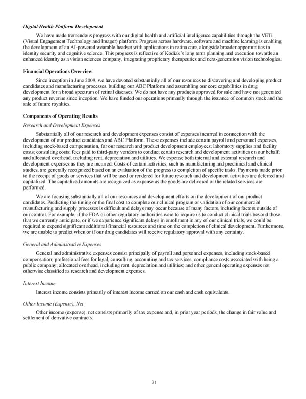 Kodiak Vision Sciences: Annual Report 2025 - Page 83