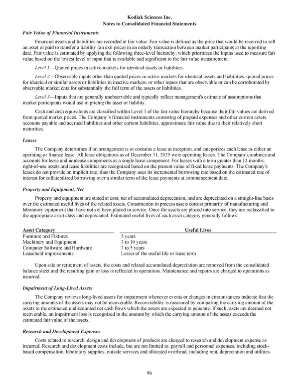 Kodiak Vision Sciences: Annual Report 2025 - Page 98