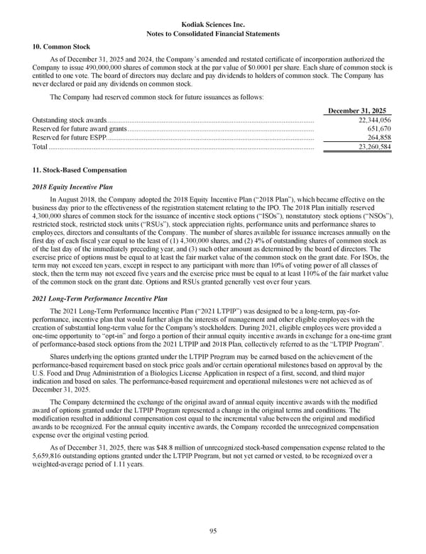 Kodiak Vision Sciences: Annual Report 2025 - Page 107