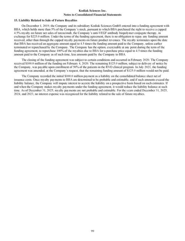 Kodiak Vision Sciences: Annual Report 2025 - Page 111
