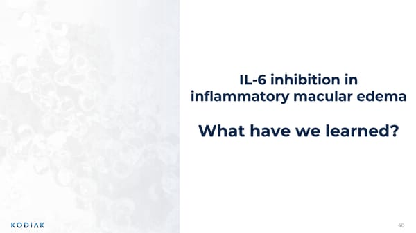 Presentation at Jefferies Global Healthcare Conference  - Page 40